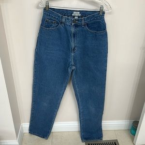 L.L. Bean Original Fit/Relaxed flannel-lined jeans, size 8 Tall, 33.5” inseam